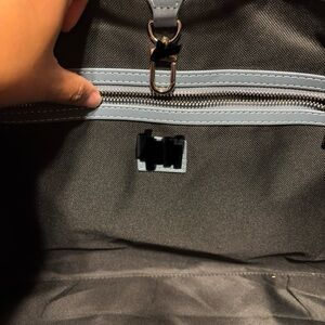 Blue and Gray Tote Bag..great for travel or work. NWOT